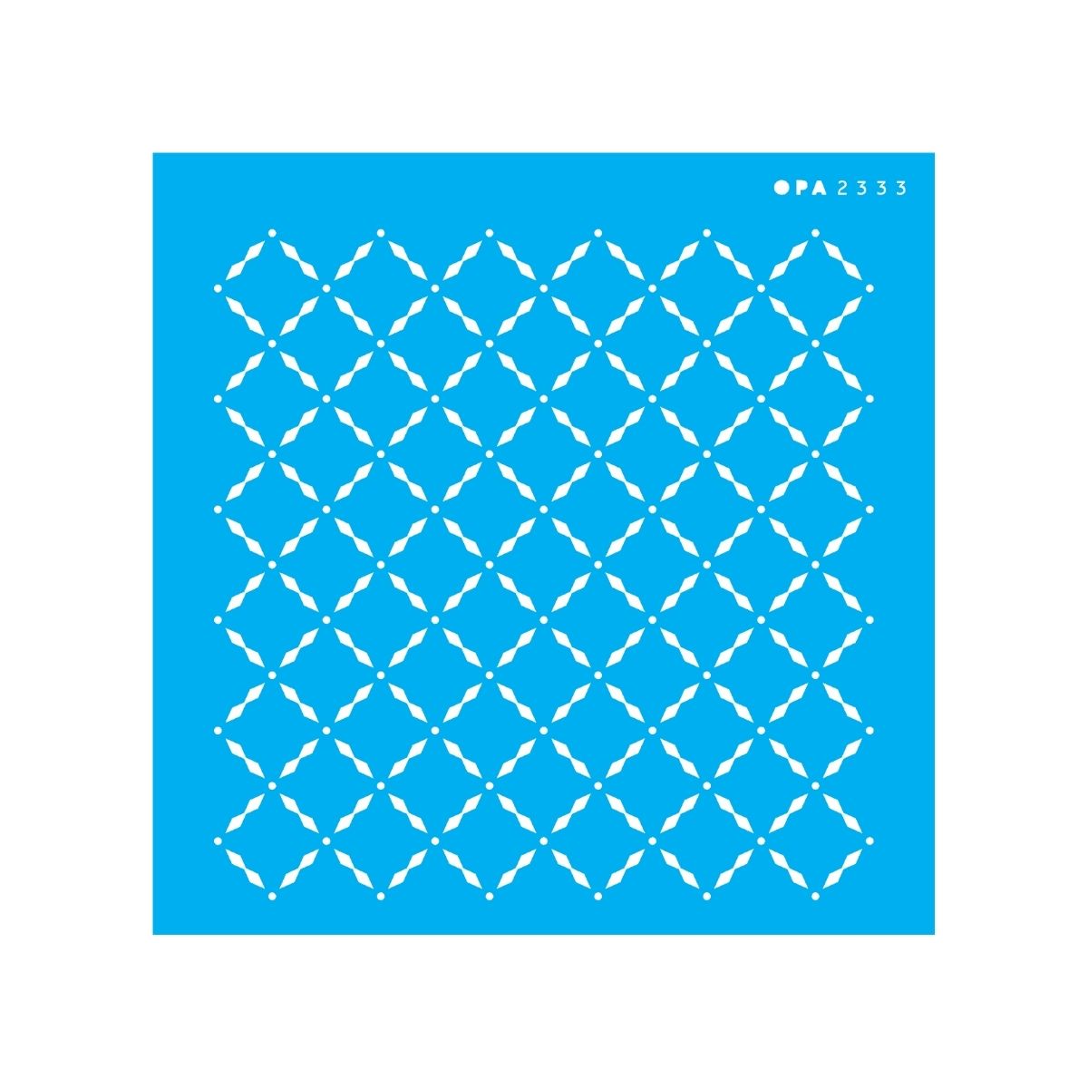 Stencil Opa 14x14cm - Estamparia Grade - 2333