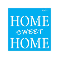 Stencil Opa 14x14cm - Frase Home Sweet Home - 2337
