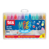 Giz Retrátil Mega Gel com 12 Cores - Tris