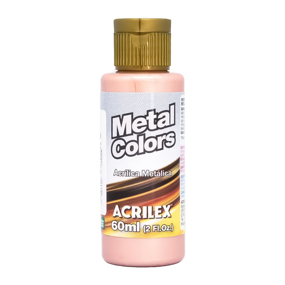 Tinta Acrilica Acrilex Metal Colors 60ml