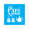Stencil para Pintura Opa 14x14cm - 0980 Café