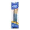 Kit de Pincéis Chanfrados Bee Unique Easy Collection com 4 Tamanhos Yj-190013