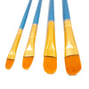 Kit de Pincéis Lavados Ovalados Bee Unique Easy Collection com 4 Tamanhos Yj-190011
