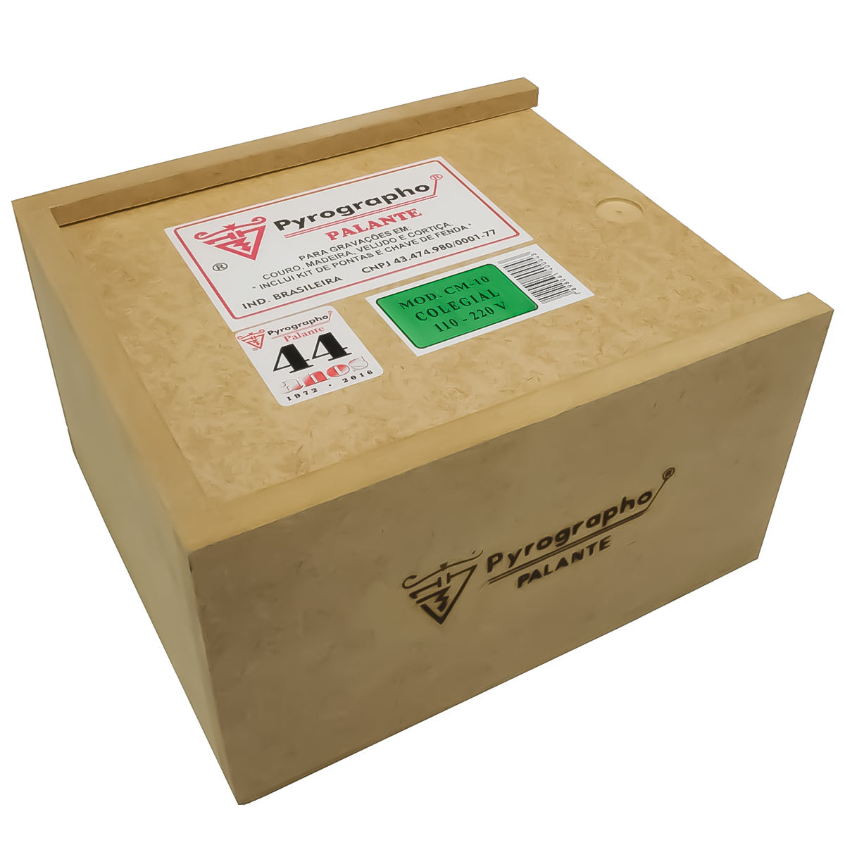 Pirografo Elétrico Palante Cm-10 110v Modelo Colegial com Caneta de Precisão