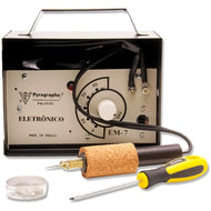 Pirografo Elétrico Palante Em-7 110v/220v Modelo Portátil com Aquecimento Rápido