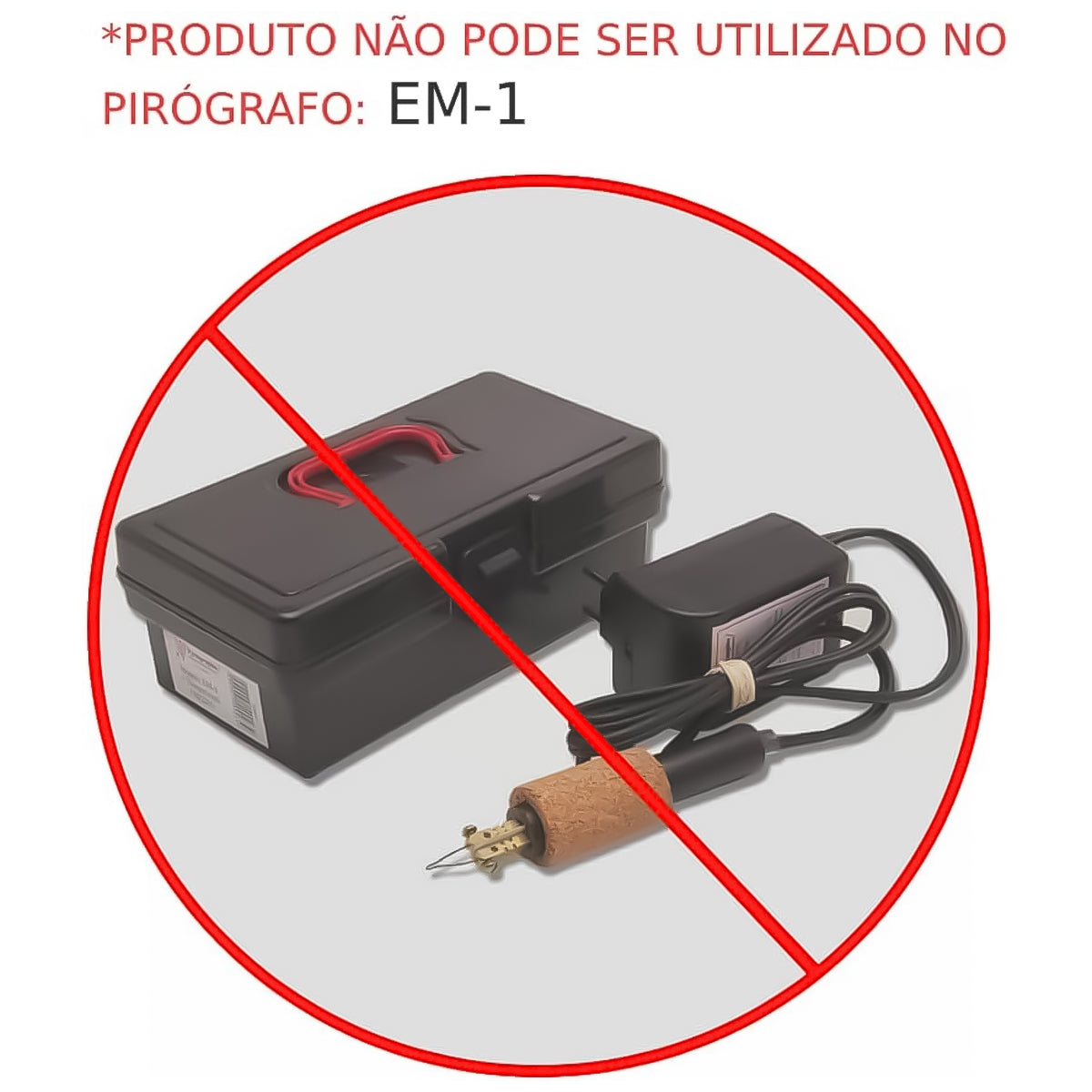 Ponta para Pirografo Palante Fn-1 Fina com Rosca para Modelos Em