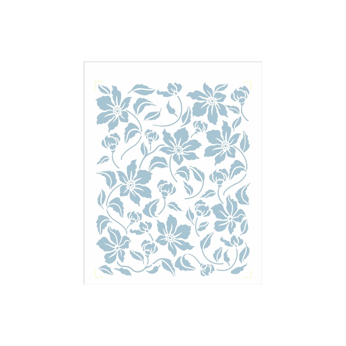 Stencil Opa 20x25cm - Estamparia Flores do Campo Ii - 2853