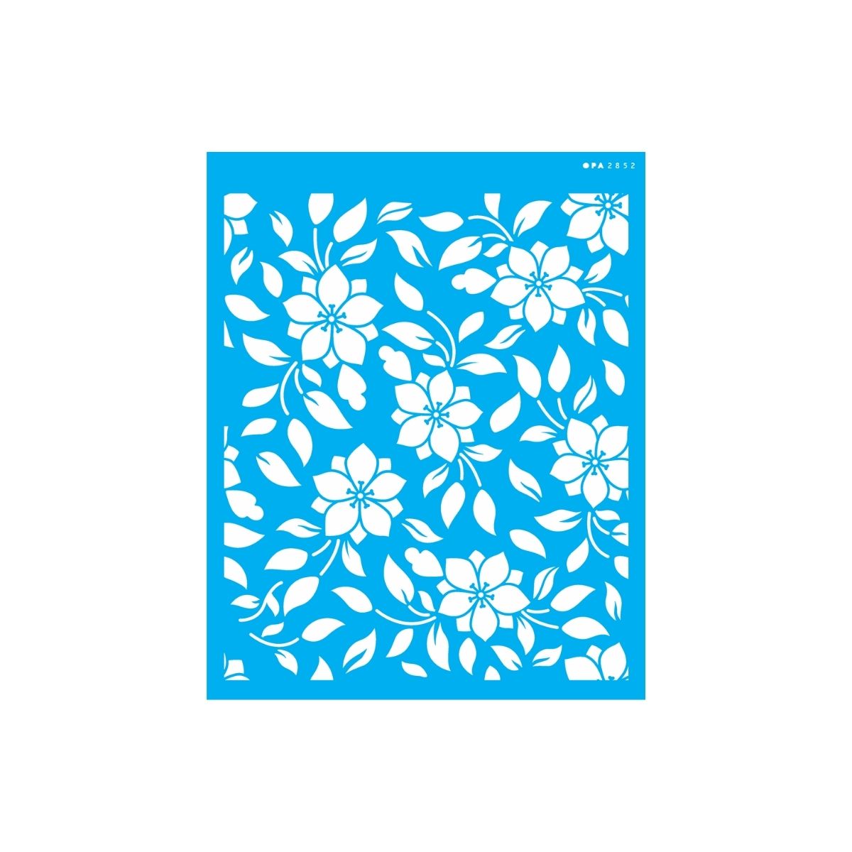 Stencil Opa 20x25cm - Estamparia Flores do Campo I - 2852