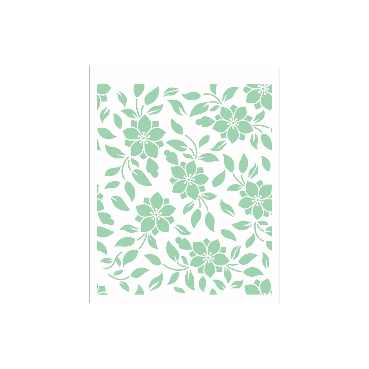 Stencil Opa 20x25cm - Estamparia Flores do Campo I - 2852