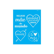 Stencil Opa 20x25cm - Frases Mãe - 2856