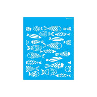 Stencil Opa 20x25cm - Estamparia Peixes I - 2857