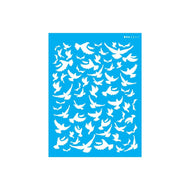 Stencil Opa 15x20cm - Estampa Pássaro - 2841