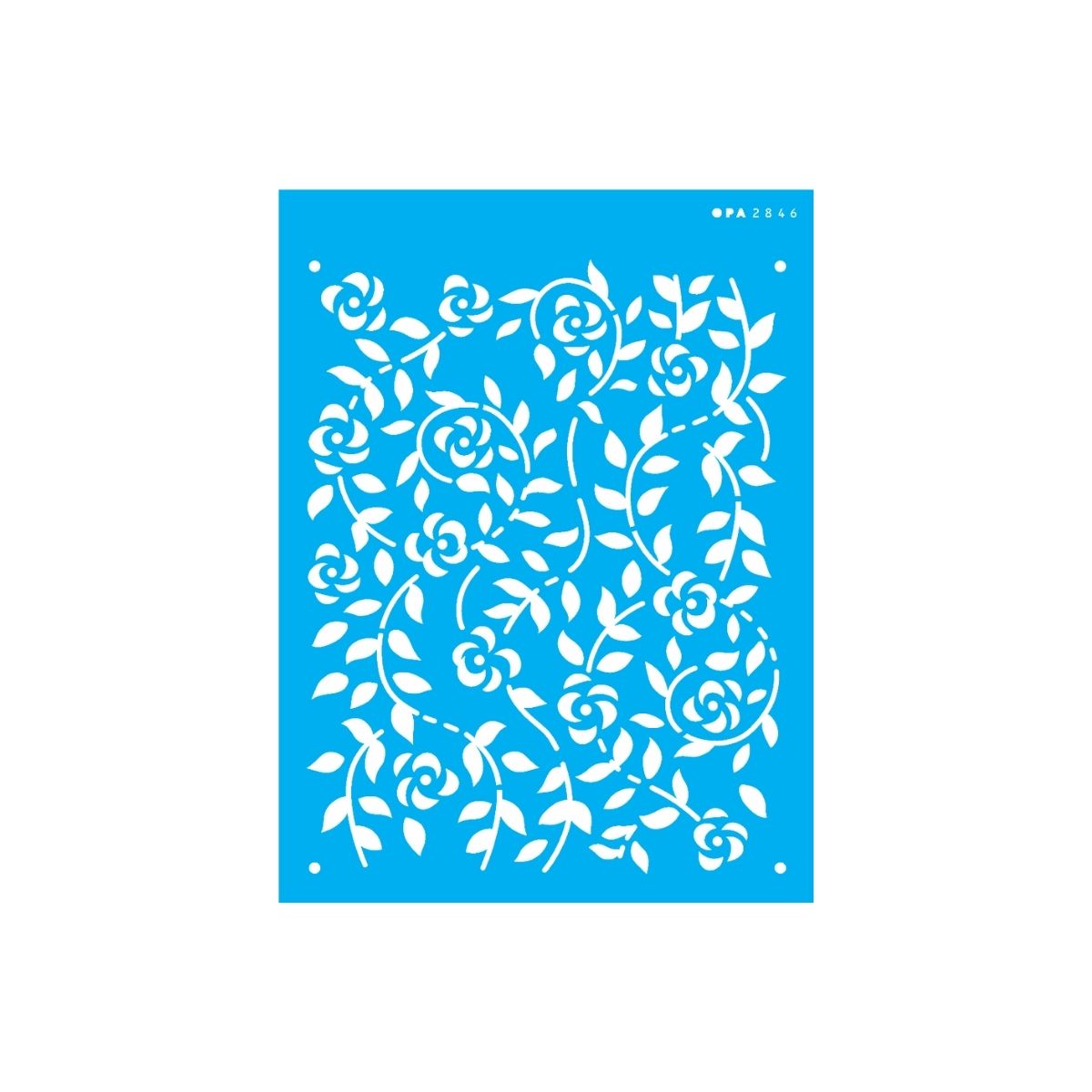 Stencil Opa 15x20cm - Galho com Flores - 2846