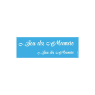 Stencil Opa 10x30cm - Frase Sou da Mamãe - 2885