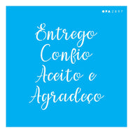 Stencil Opa 14x14cm - Frases - 2897