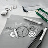 Estojo Caneta Pitt Black & White 4 Unidades Faber-castell 167151