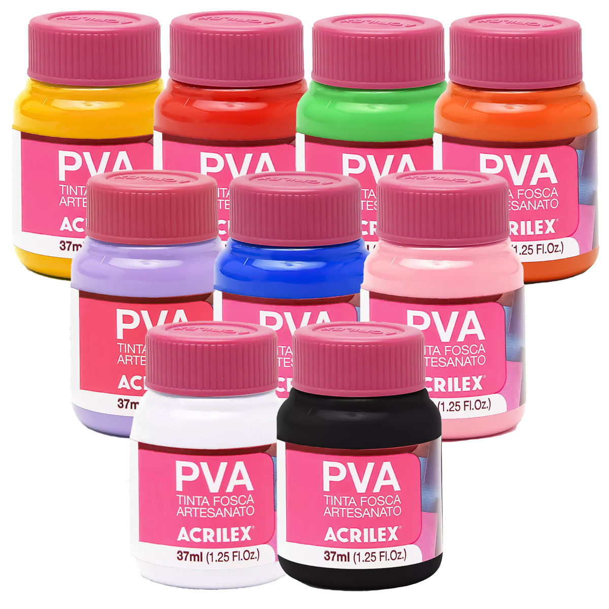Tinta Pva para Artesanato Acrilex Fosca 37ml 