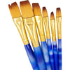 Kit de Pincéis Lavados Bee Unique Colors Collection com 6 Peças Yj-190028