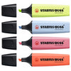 Estojo Marca Texto Boss Stabilo 5.0Mm com 04 Cores Pastel - 764701