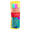 Estojo de Caneta Multiuso Point 88 Extrafina Stabilo 0.4Mm com 25 Cores - Rollerset