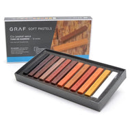 Estojo de Giz Pastel Seco Graf Soft com 12 Cores - Tons de Marrom - Cis