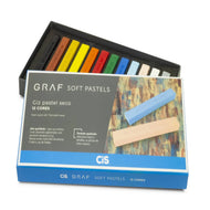 Estojo de Giz Pastel Seco Graf Soft com 12 Cores - Cis