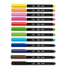 Marcador Brush C/12 Cores 59.2100 - Cis