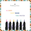 Canetinha Supersoft Brush Pastel com 6 Cores - Faber-castell 15.0706Tpsoft