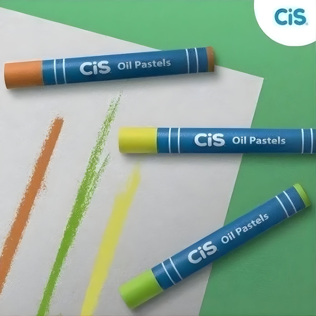 Estojo de Giz Pastel Oleoso com 36 Cores - Cis