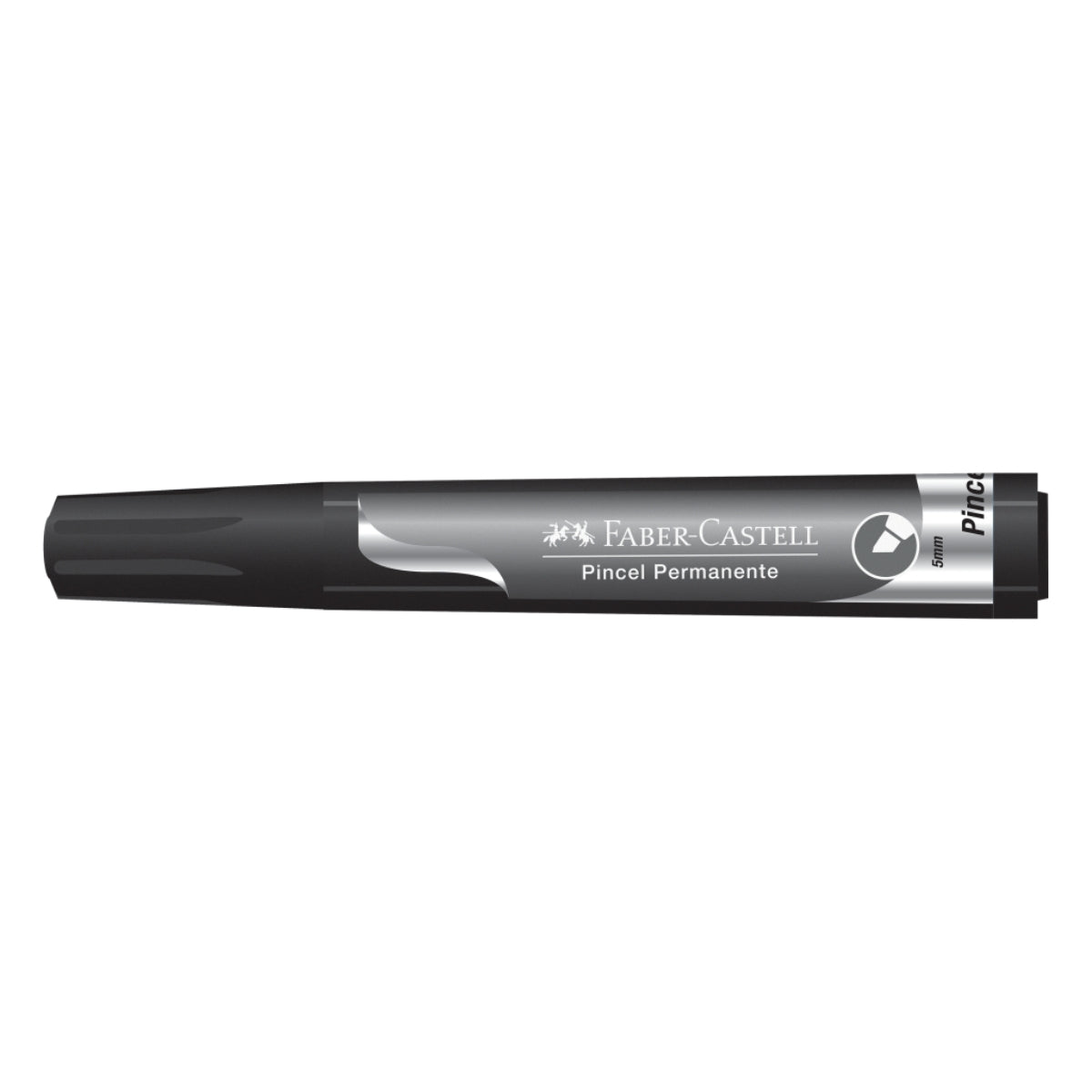 Pincel Marcador Permanente Preto - Faber-castell Nmp/pr