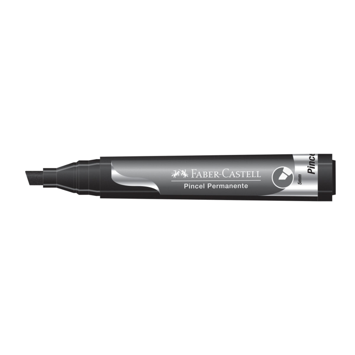 Pincel Marcador Permanente Preto - Faber-castell Nmp/pr
