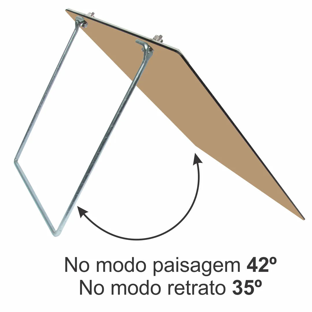 Prancheta Portátil com Prendedor Trident Mdf Natural 4 Mm A4 34x26 Cm - Modelo 48-a4mas