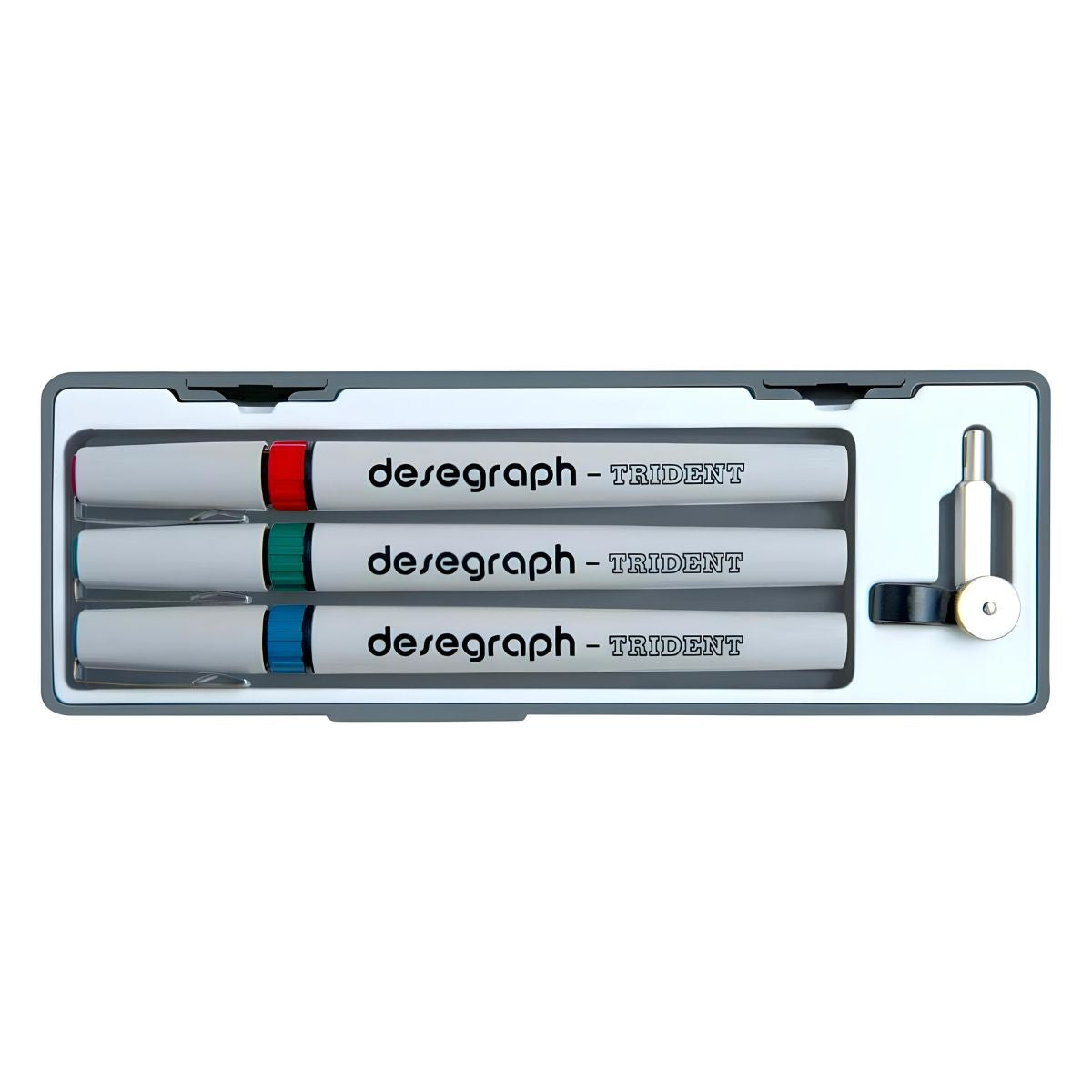 Estojo de Canetas para Desenho Recarregáveis Trident Desegraph 0,2 / 0,4 / 0,6 + Articulador