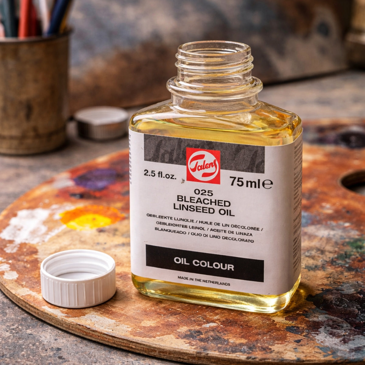 Óleo de Linhaça Branqueado 75ml Talens 24280025