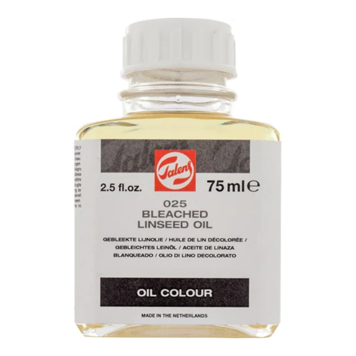 Óleo de Linhaça Branqueado 75ml Talens 24280025