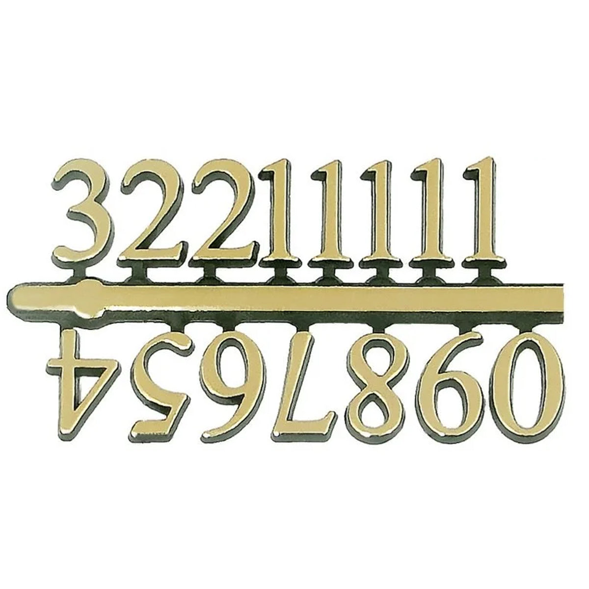 Número para Relógio - Arábico Dourado Grande