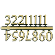 Número para Relógio - Arábico Dourado Grande