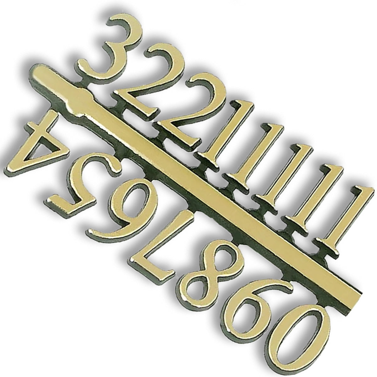 Número para Relógio - Arábico Dourado Grande