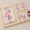 Papel de Seda Opapel Flor Rosas Moldura 30x45cm para Decoupage e Artesanato 2815 - Opa