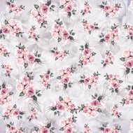 Papel de Seda Opapel Estampa Flores Rosas 30x45cm para Decoupage e Artesanato 2811 - Opa