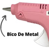 Pistola Cola Quente 10w Pequena Rosa 4009 - Make+