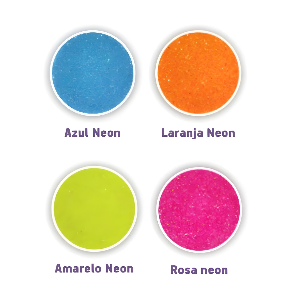 Kit Glitter Corações Estrelinhas 2g com 4 Unidades - Make+