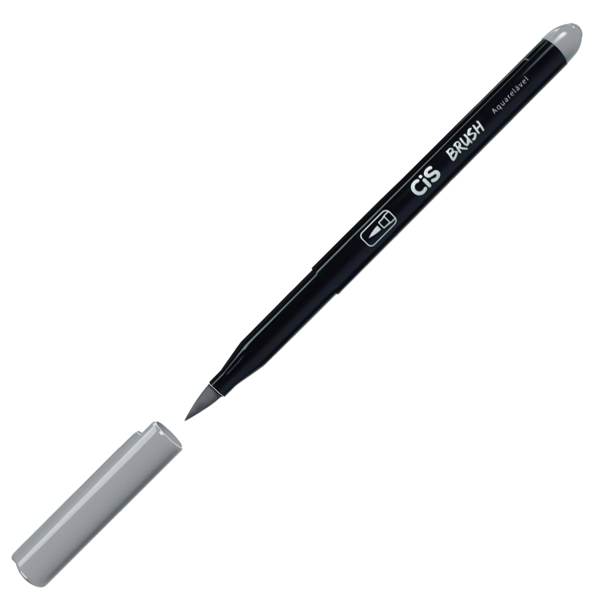 44728-marcador-artistico-cis-brush-aquarelavel-003---cinza-460321