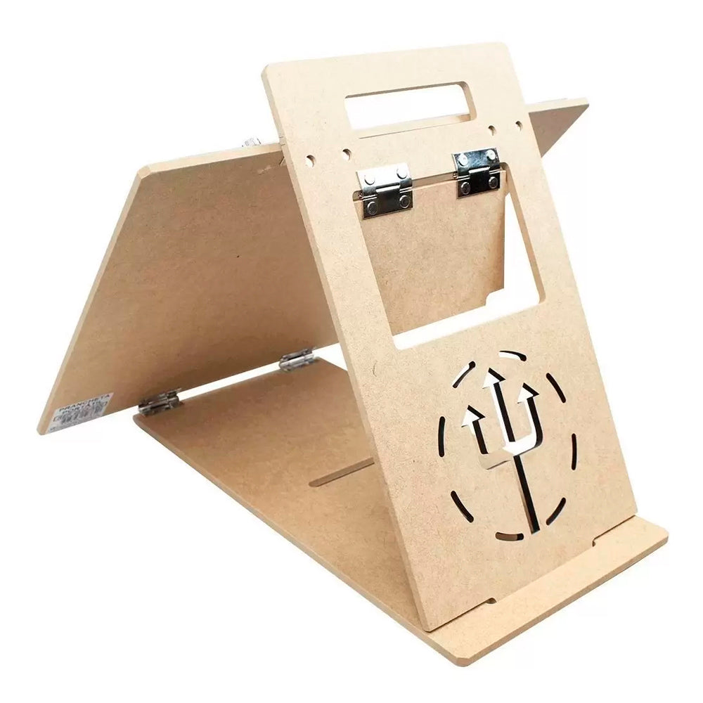 Prancheta Portátil Articulada Trident Mdf Natural 6 Mm A4 34x26 Cm - Modelo 4820-a4n