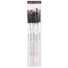 Kit Pinceis Daler & Rowney Graduarte Chatos Set 5 Unidades