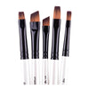 Kit Pinceis Daler & Rowney Graduarte Chatos Set 5 Unidades