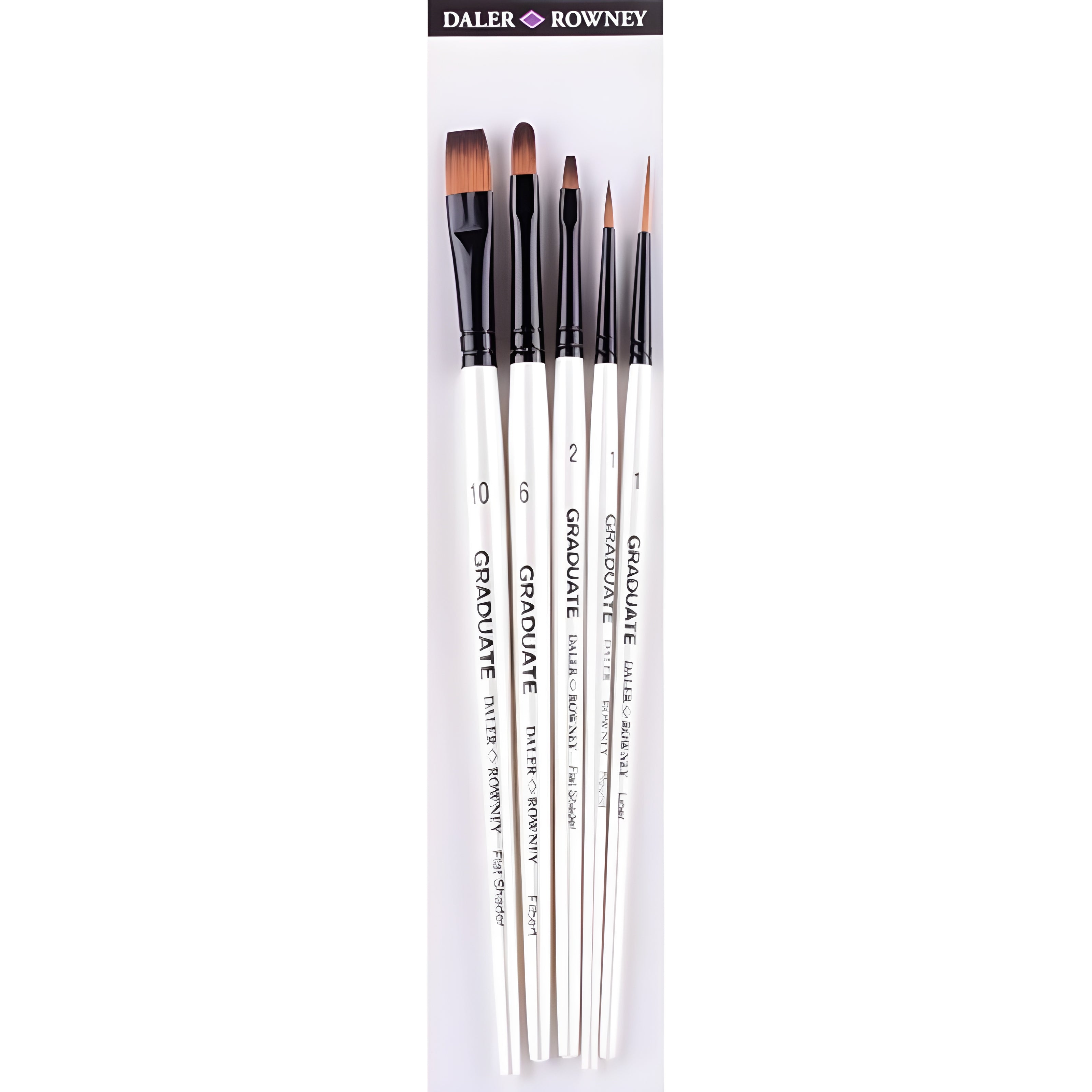 Kit Pinceis Daler & Rowney Graduarte Classico Set 5 Unidades