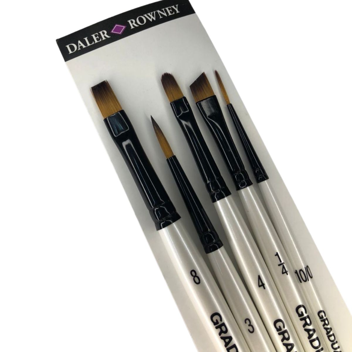 Kit Pinceis Daler & Rowney Graduate Sinteticos Misto C/5 Uni.