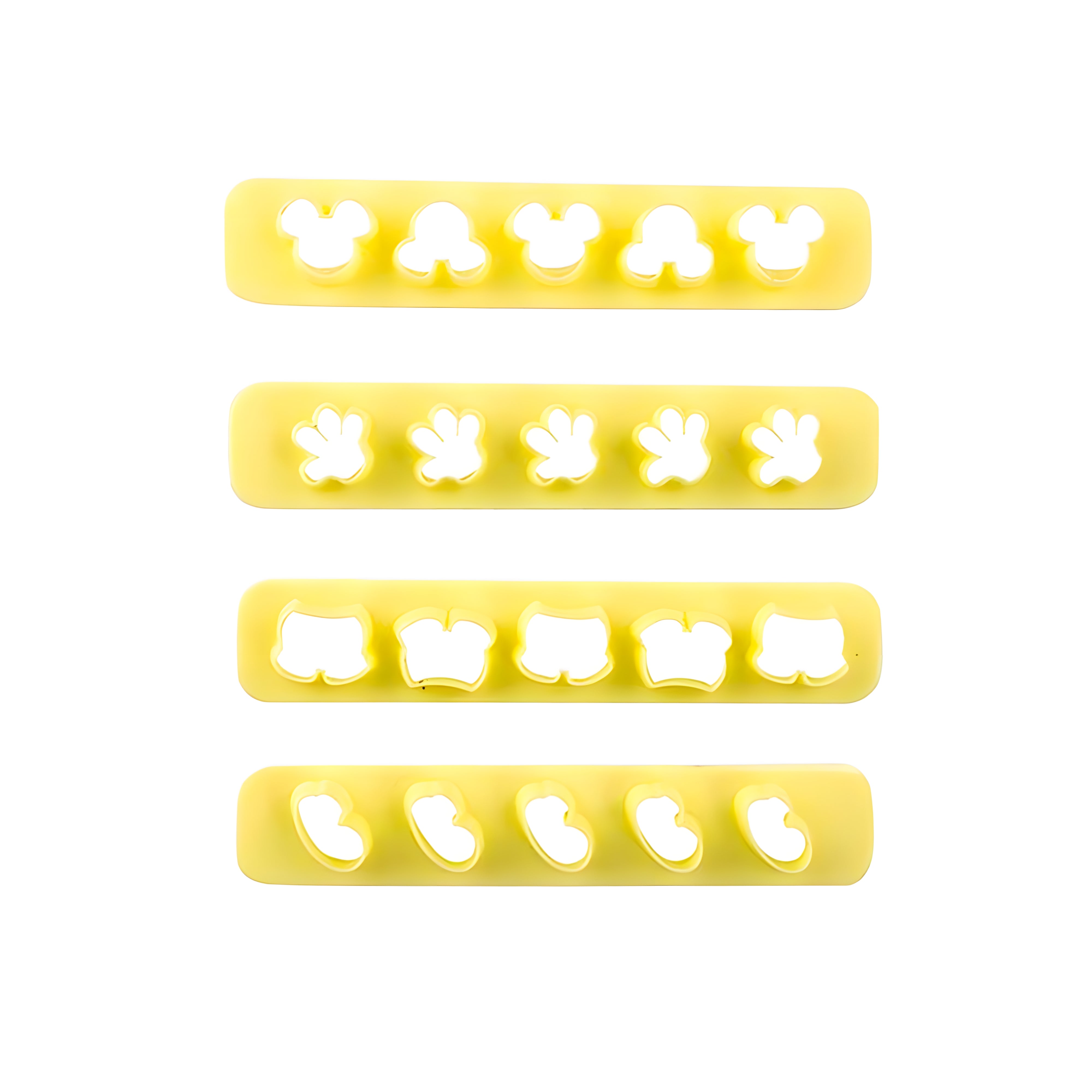 Kit Réguas Miniaturas 3 Ratinho para Massas com 4 Peças - Bluestar