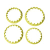Kit Cortador Redondo Babado M para Massas com 4 Peças - Bluestar